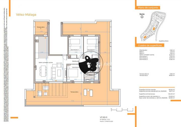 3 bedrooms apartment in Velez-Malaga, Malaga, Spain