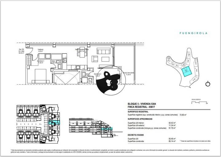 2 bedrooms apartment in Fuengirola, Malaga, Spain