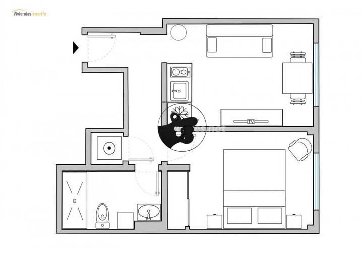 1 bedroom apartment in Arona, Santa Cruz de Tenerife, Spain